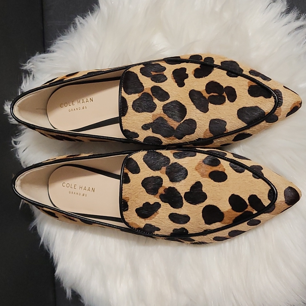 Cole Haan Leopard Print Flats - Picture 2 of 9